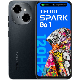 TECNO SPARK GO 1 STARTRAIL BLACK 4GB+4GB -128GB
