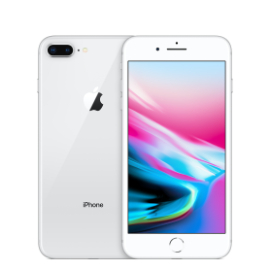 APPLE IPHONE 8 PLUS PLATEADO 256 GB	- usado
